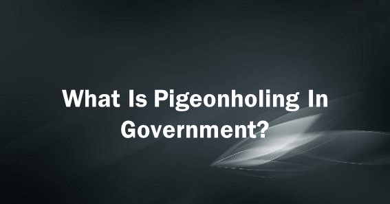 What Is Pigeonholing In Government